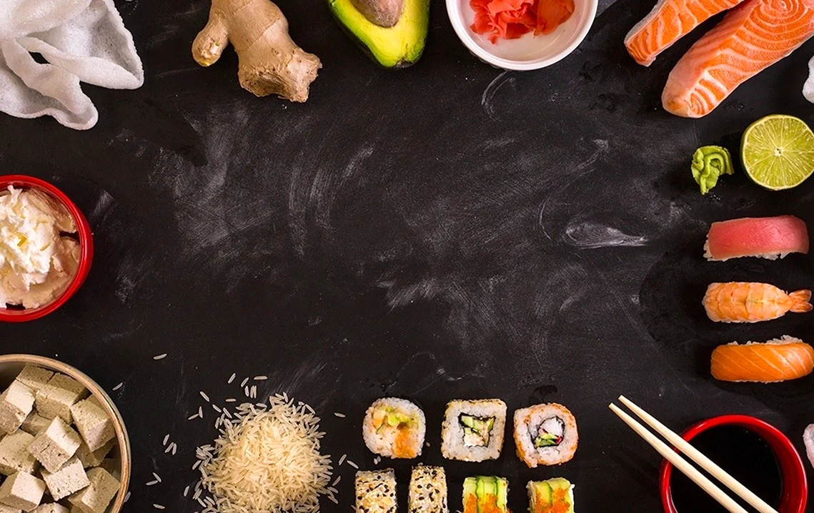 Фон для меню суши (78 фото)