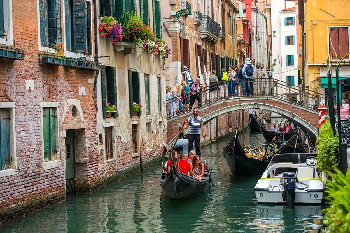 Италия каналы Венеции