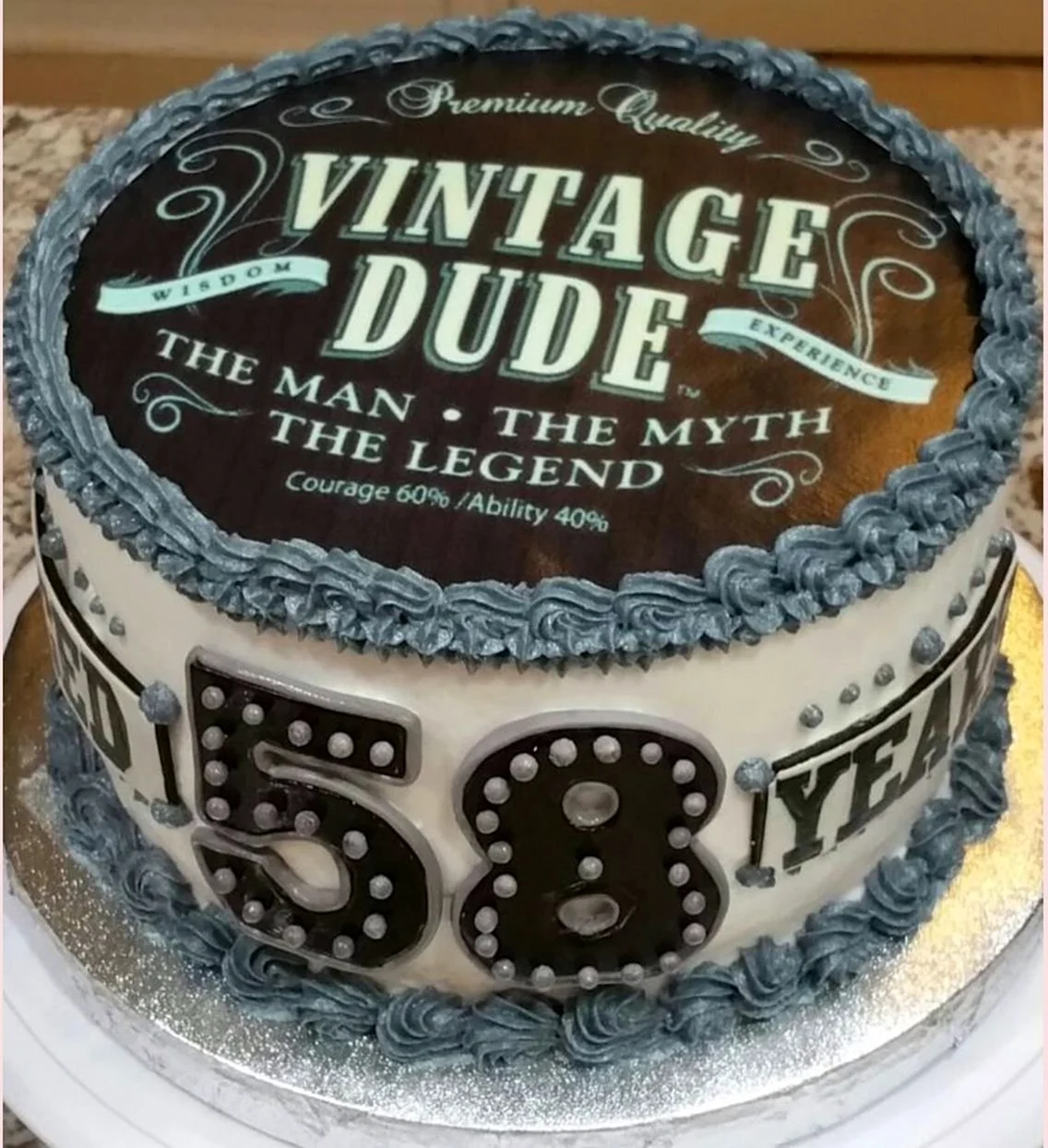 Юбилейные надписи на торт
