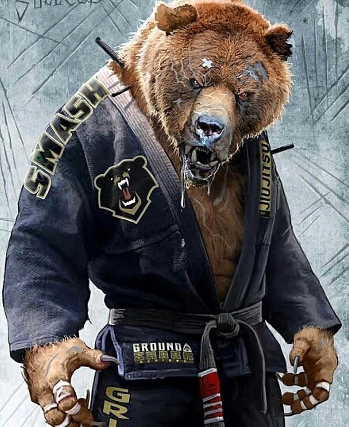 Jiu Jitsu медведь