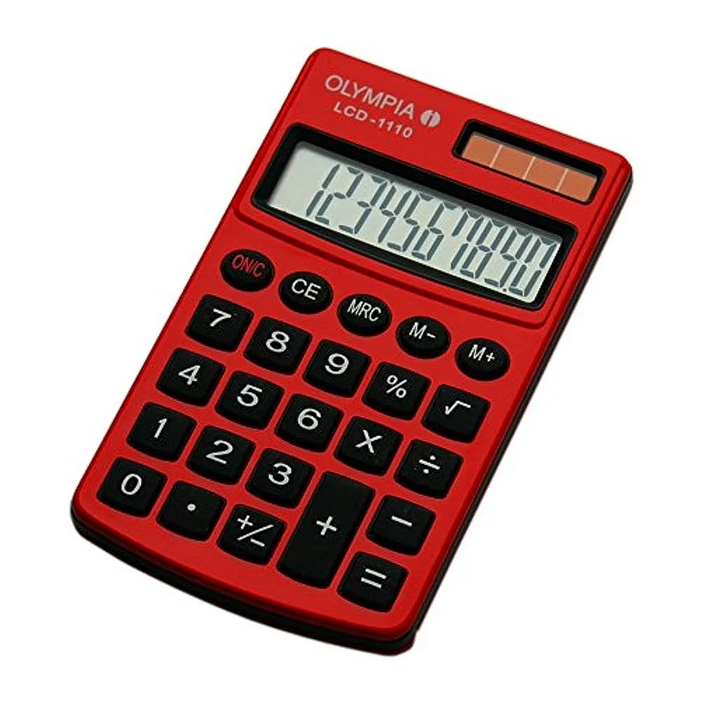Калькулятор Касио красный