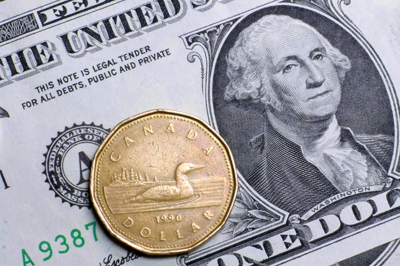 Канадский доллар к американскому