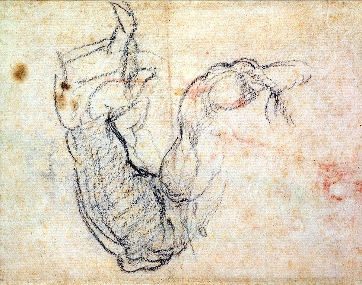 Картина Микеланджело в мастерской художника