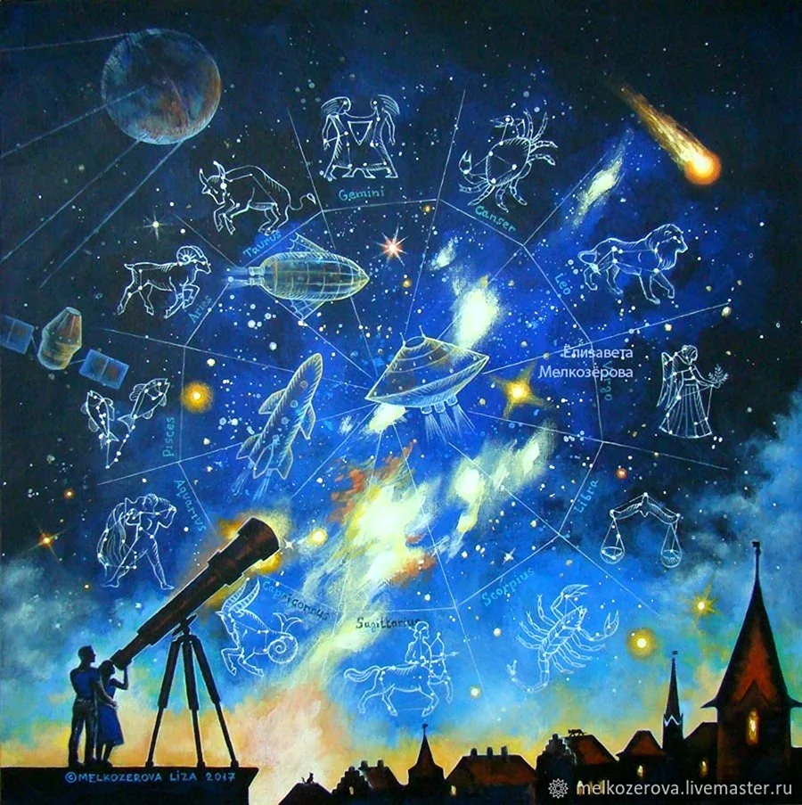 Картина Звёздное небо