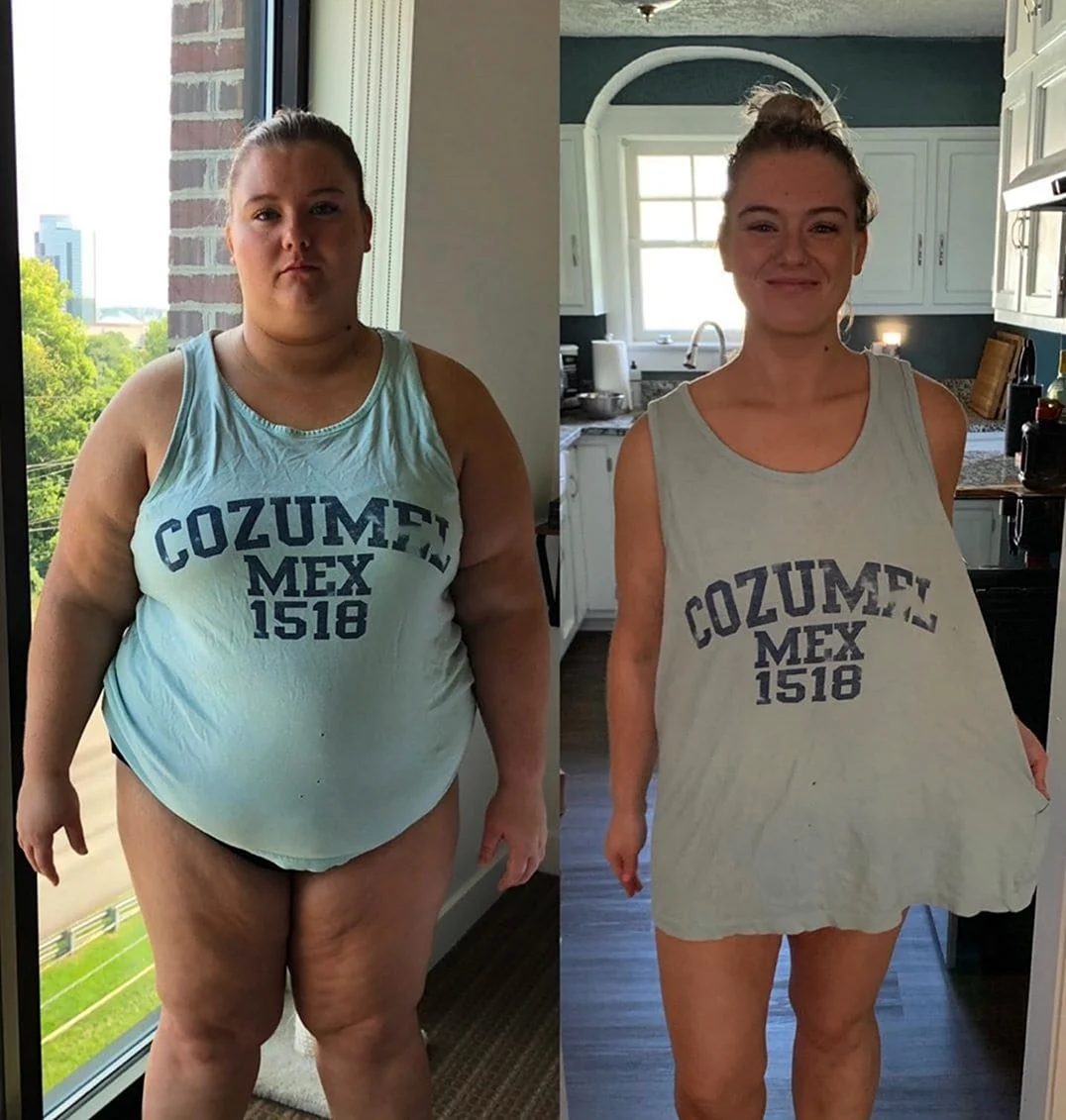 Картинки до и после похудения