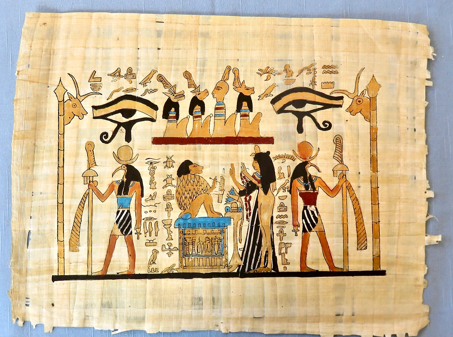 Картины Египта на папирусе