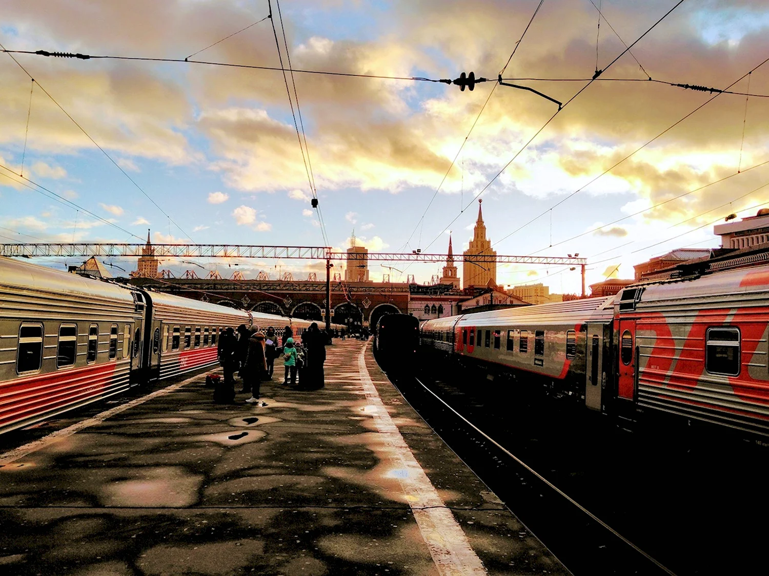 Казанский вокзал перрон