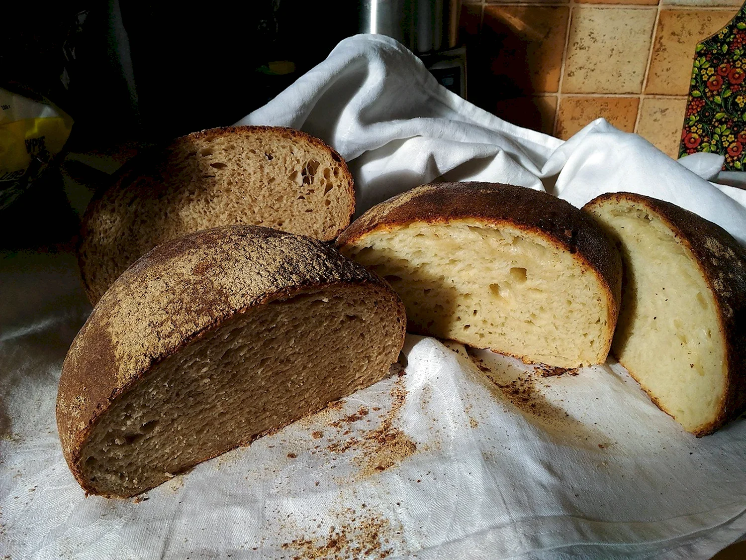 Хлеб пшеничный деревенский подовый