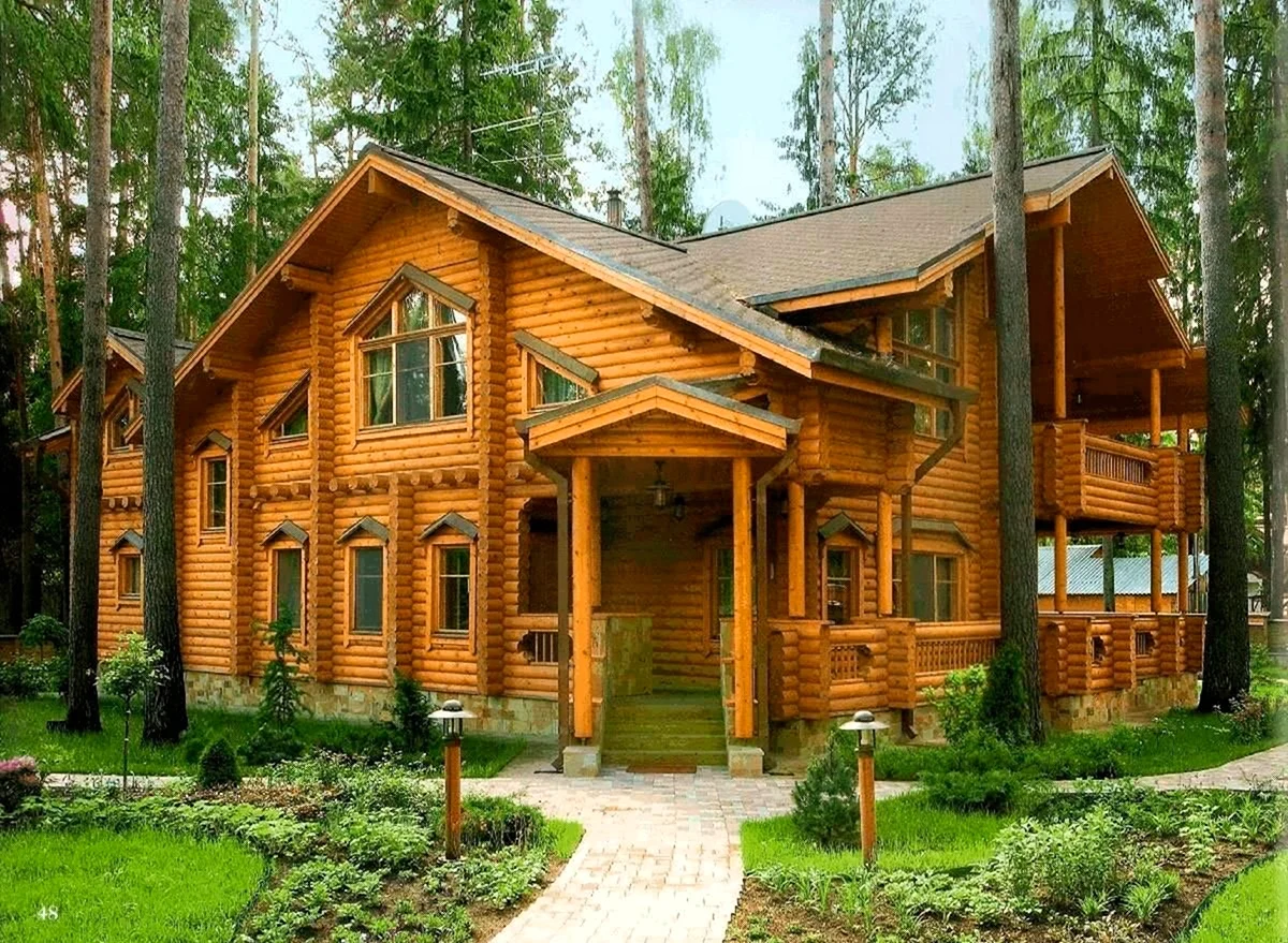 Russian wooden houses