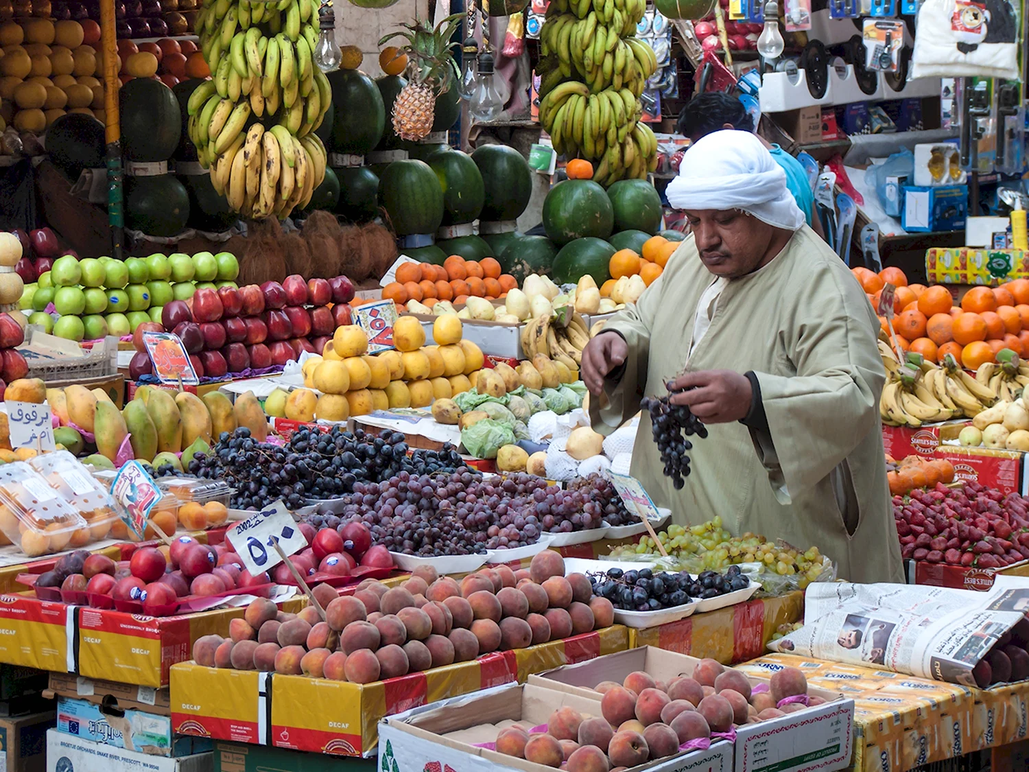 Хургада рынок фруктов