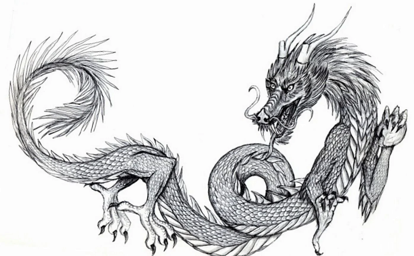 Фантастические драконы рисунки - 65 фото