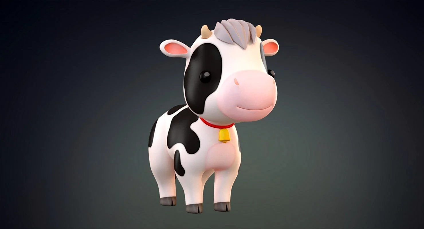 Корова 3d