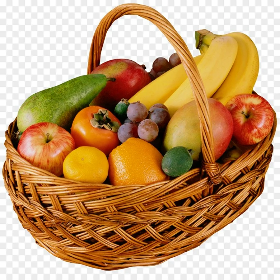 Корзина с фруктами