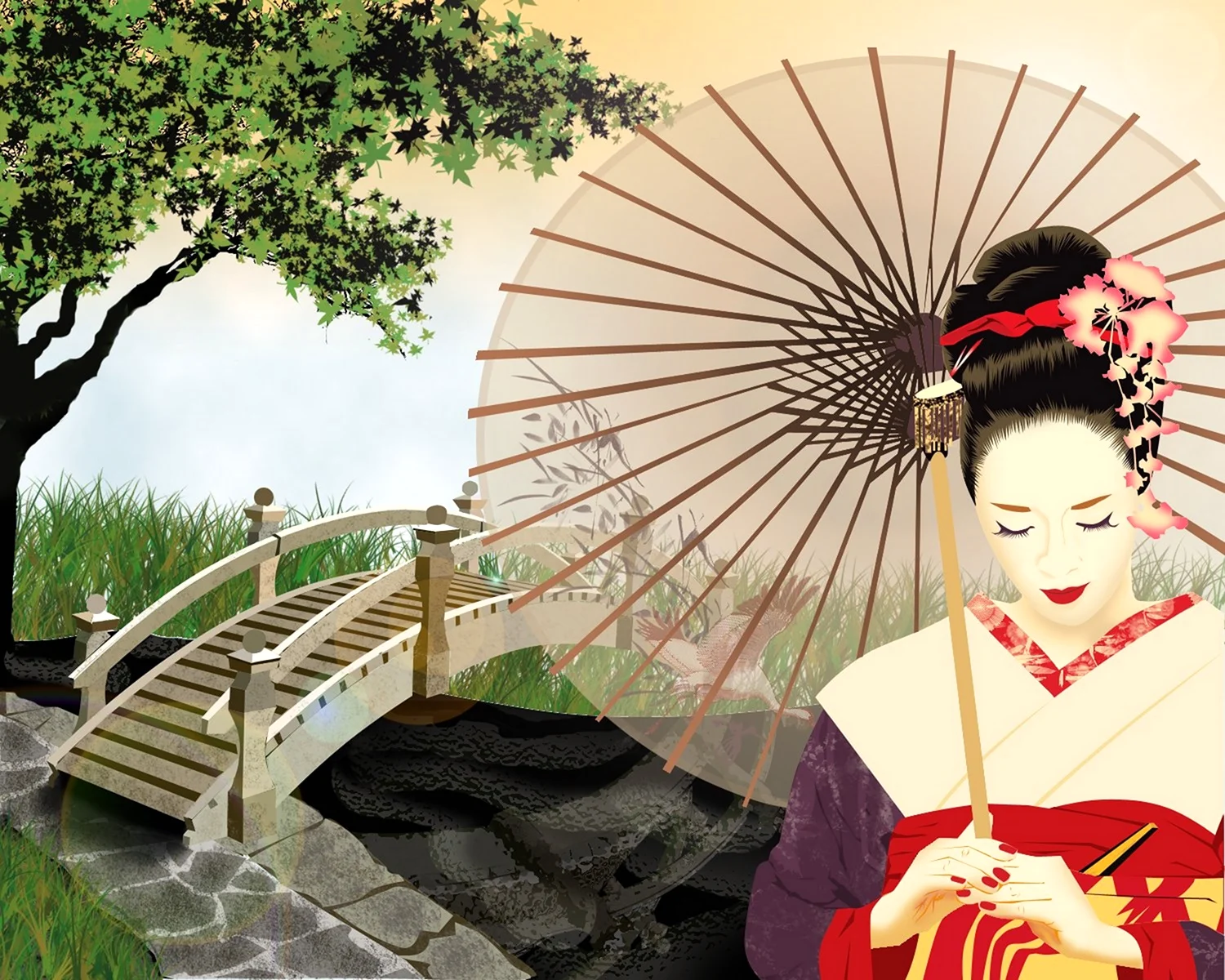 Косметика гейш в древней Японии