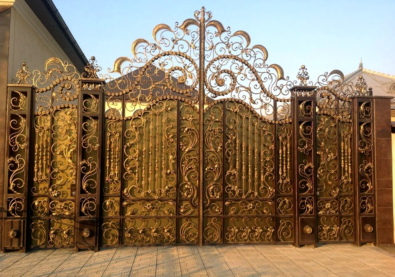 Кованые ворота Викри Дагестан