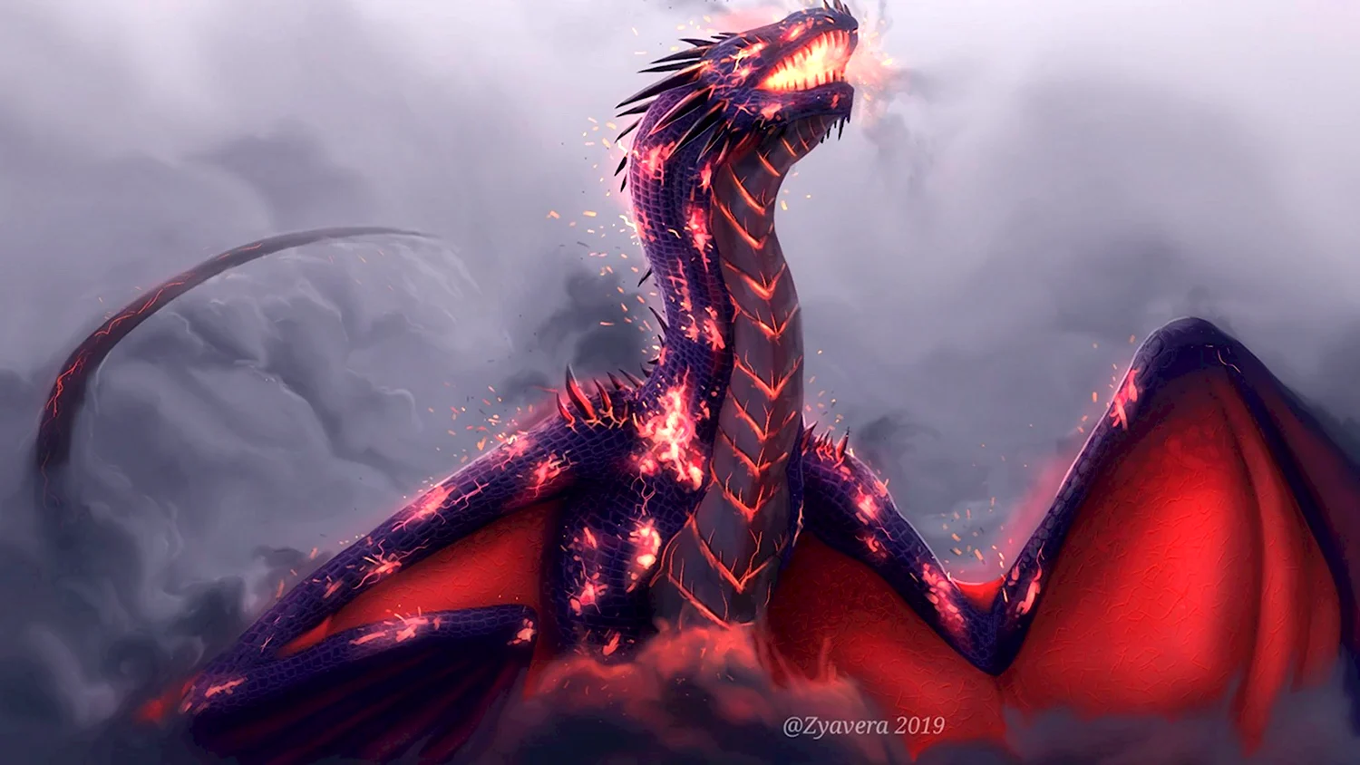 Красный дракон виверна