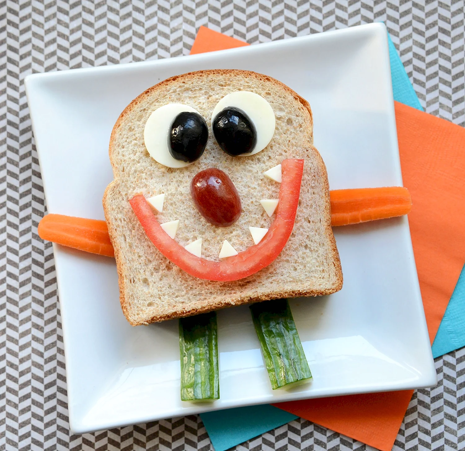 Креативные бутерброды для детей