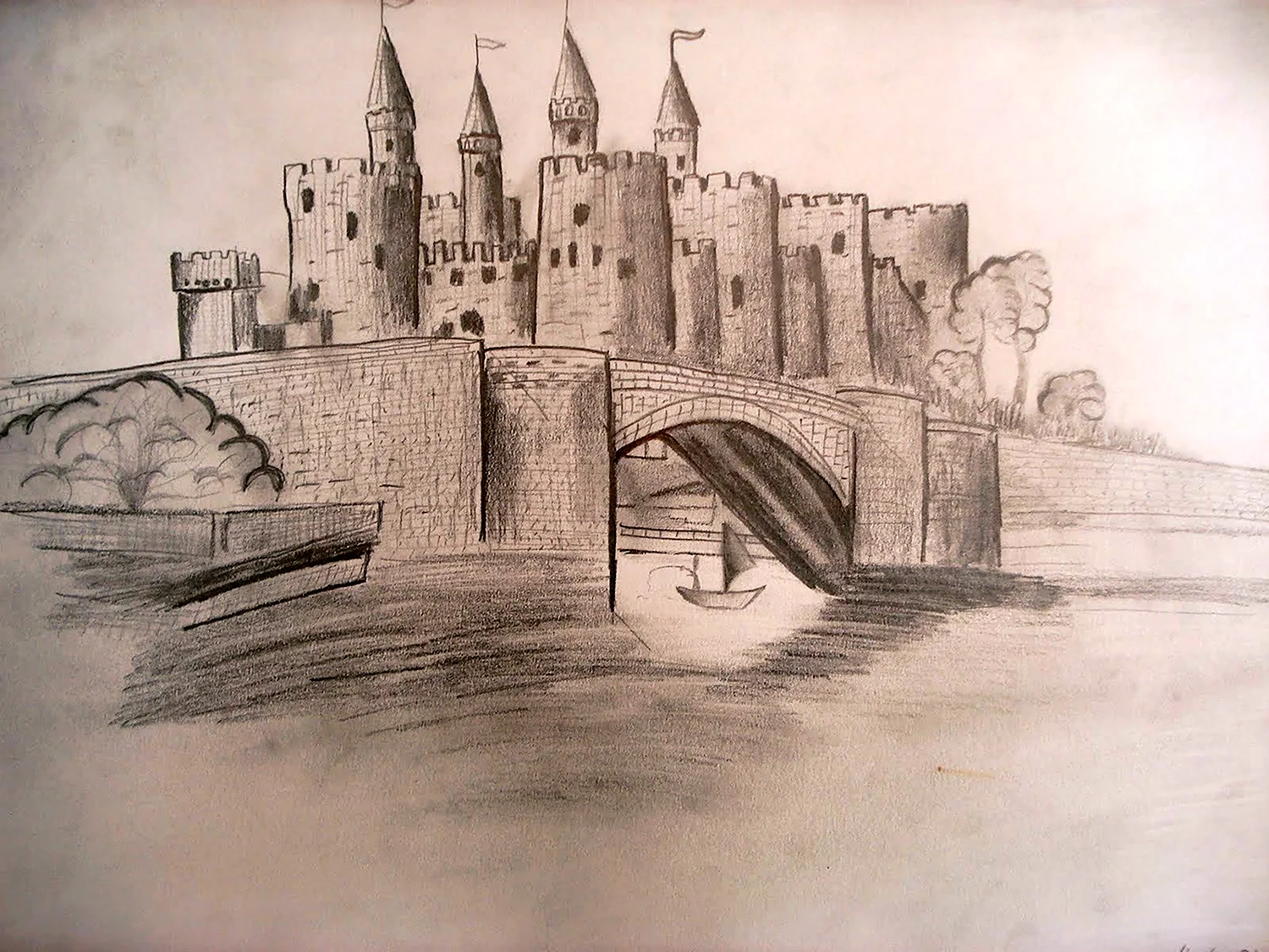 Крепость для рисования
