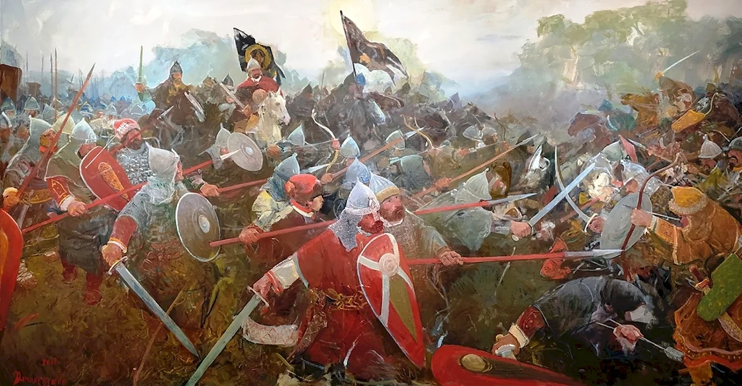 Куликовская битва Адольф Ивон 1859