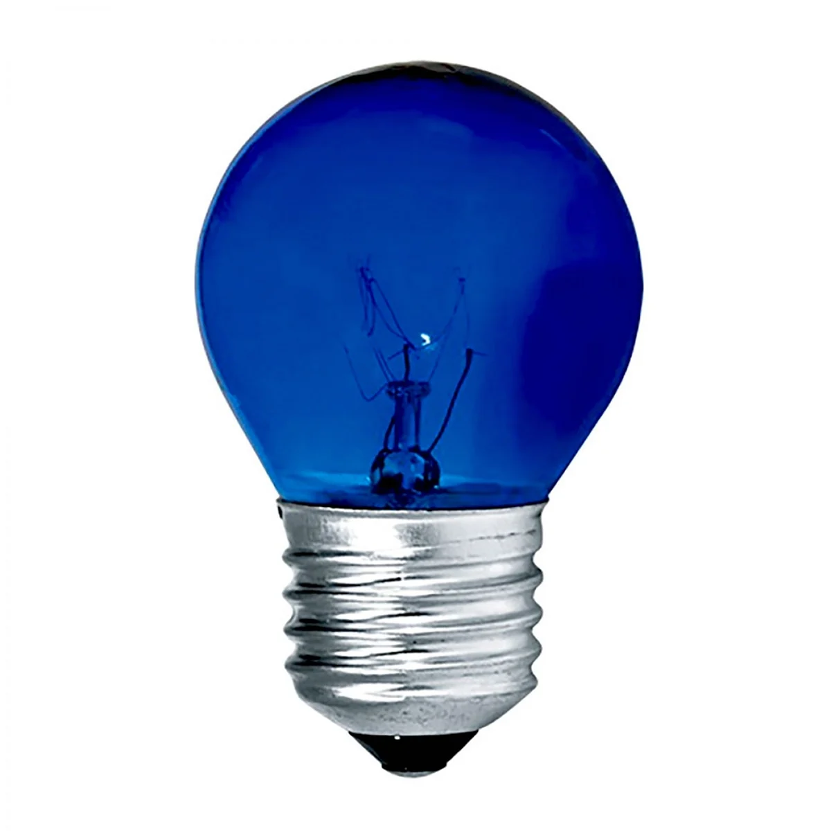 Лампа накаливания синяя 60вт е27