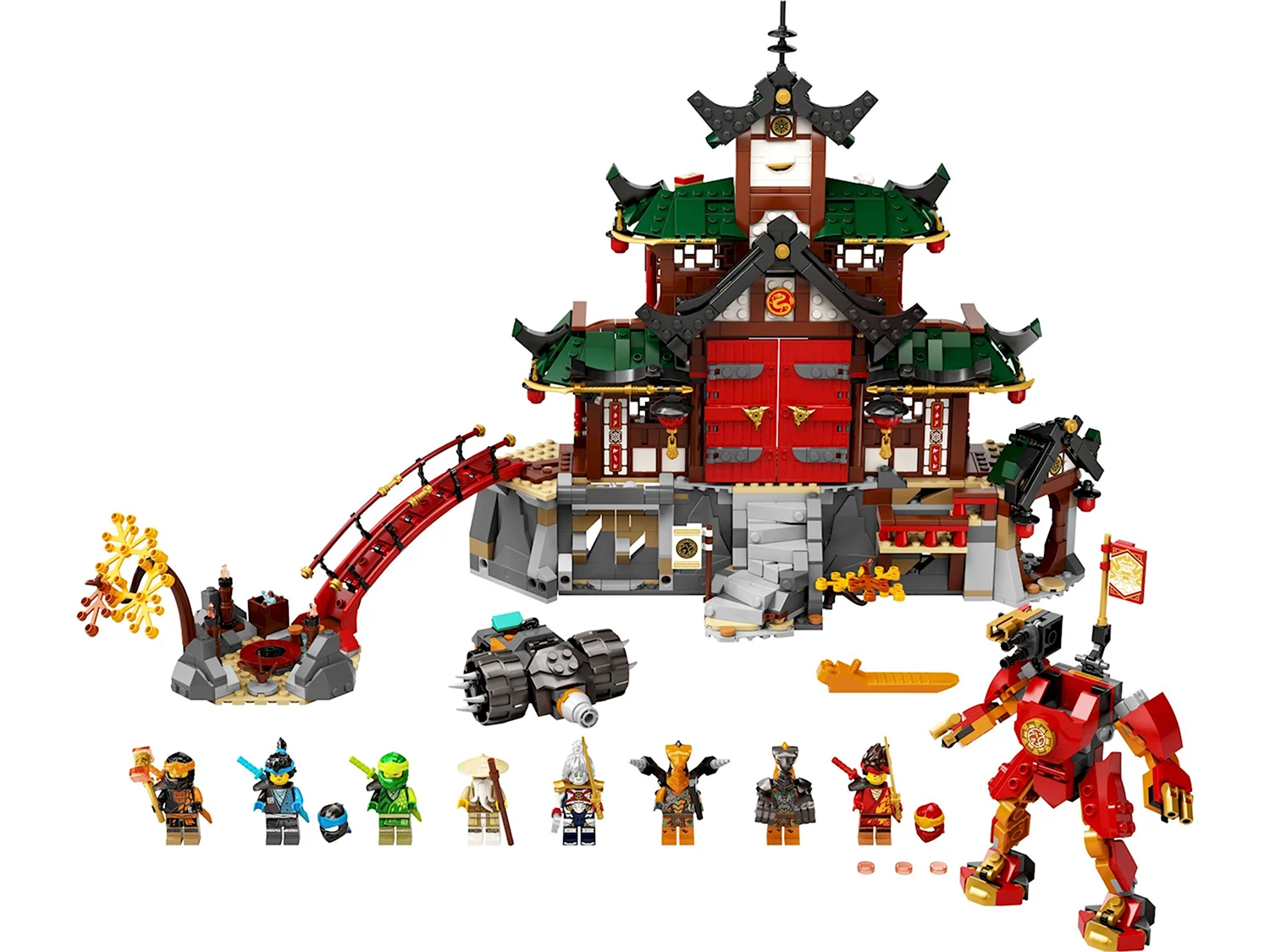 Лего Ниндзяго храм додзё 2022