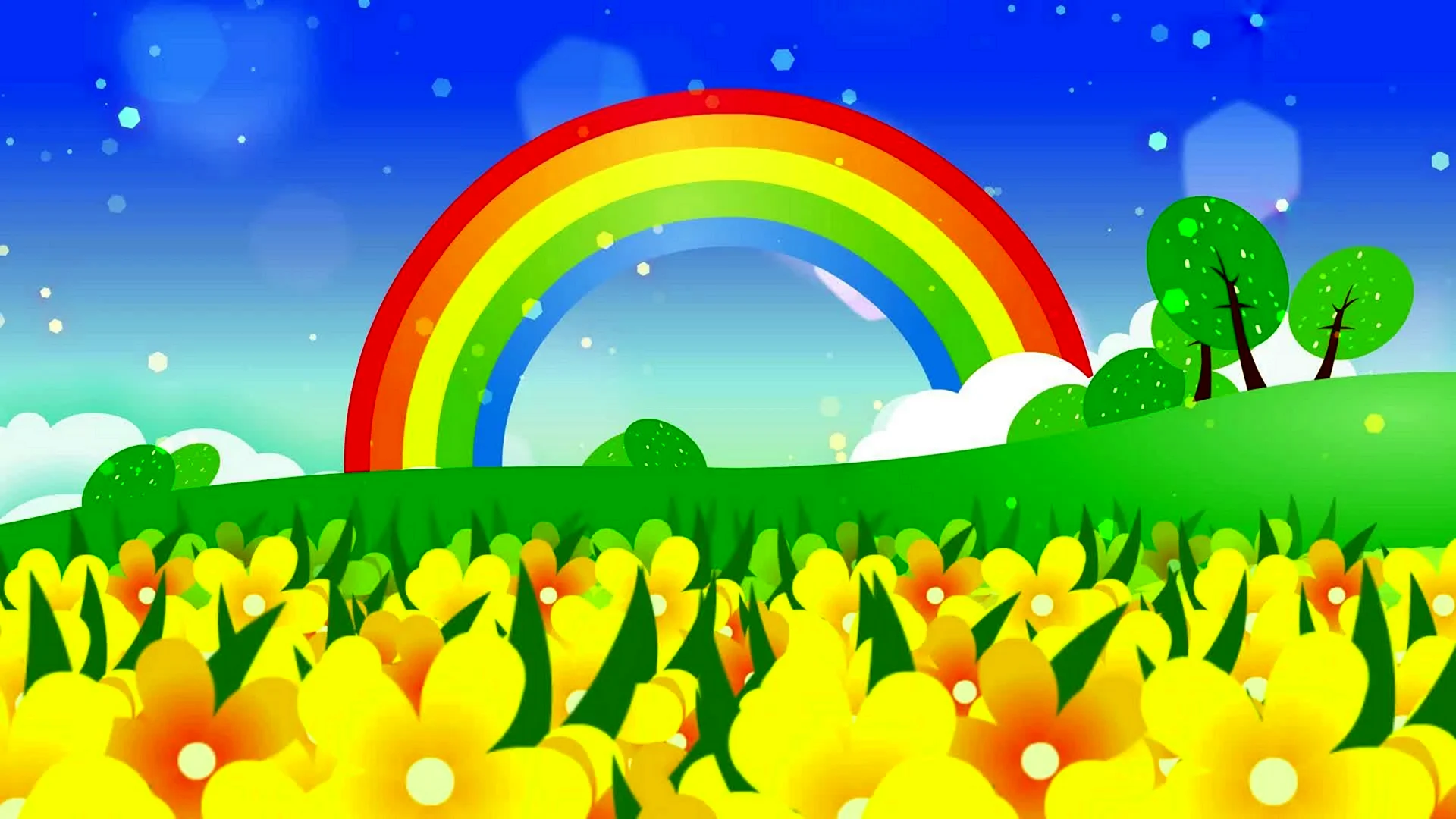 Magic Rainbow background