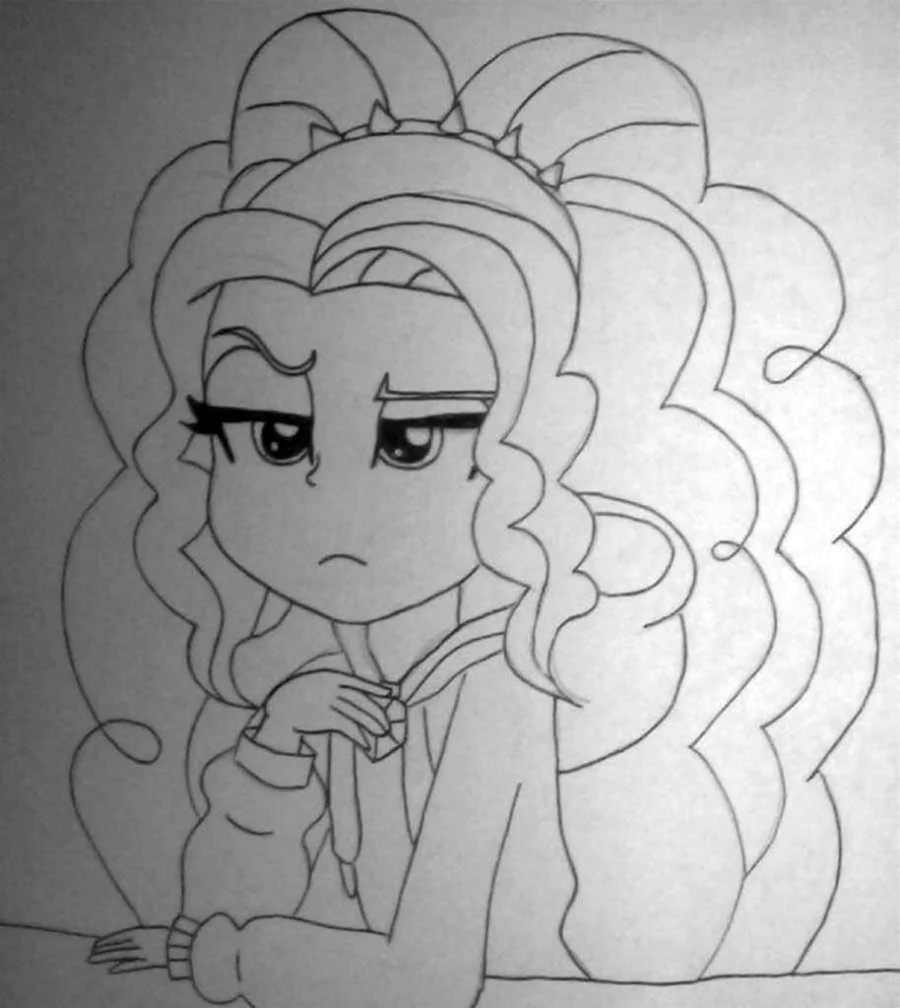 Adagio dazzle coloring pages - Hellokids.com