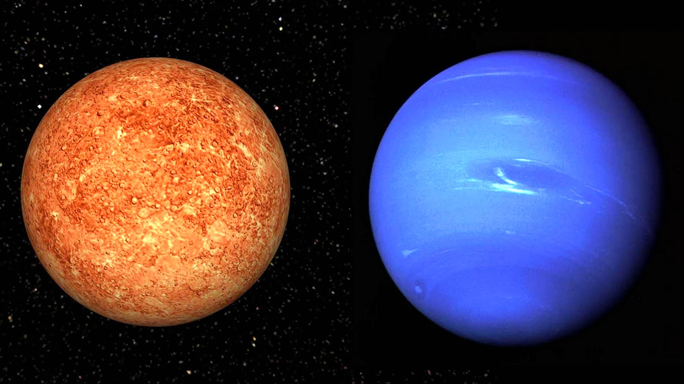 Меркурий и Уран