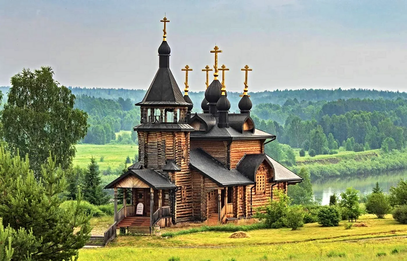 Меркушино деревянная Церковь