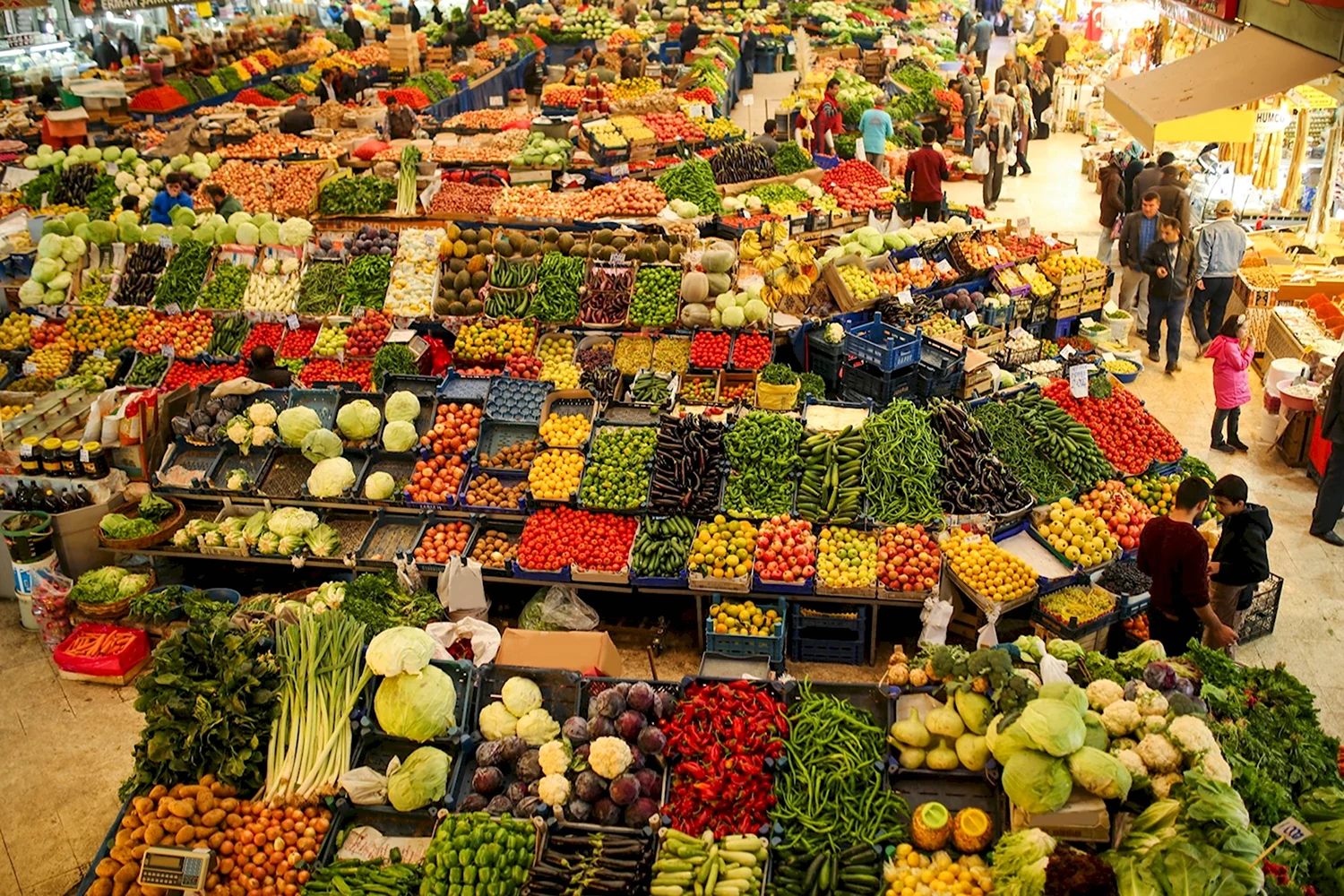Мерсин Турция рынок овощные