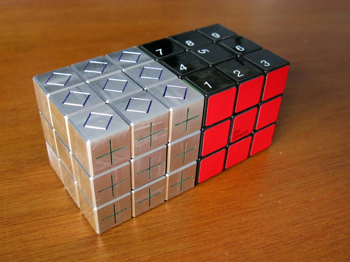 Металлический кубик Рубика 3х3