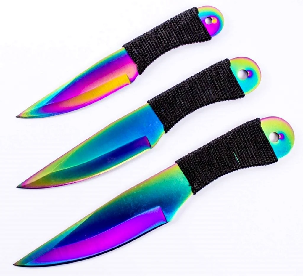Метательные ножи градиент