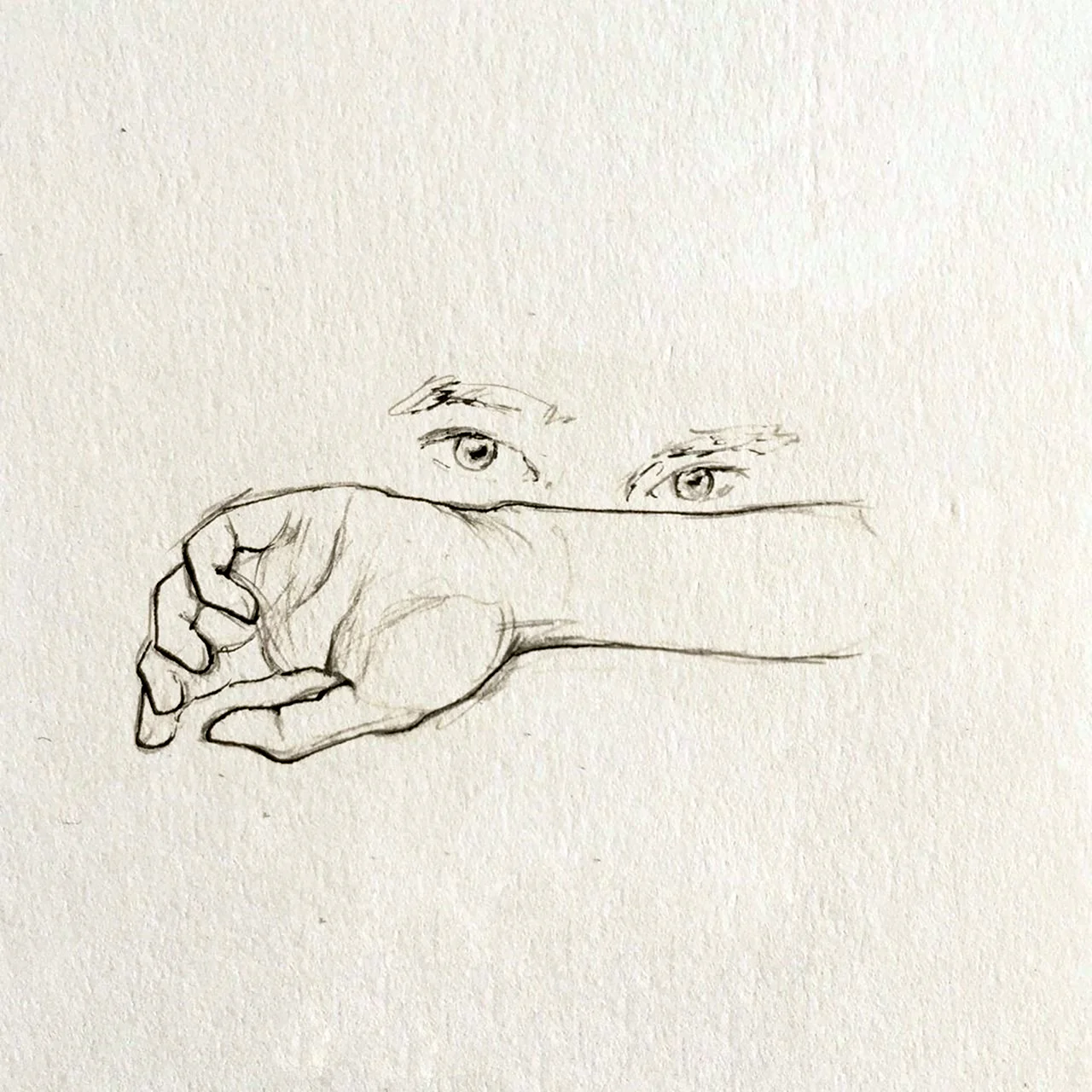 Минималистические зарисовки руки