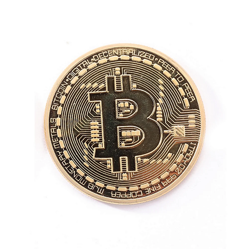 Монета сувенир биткойн Bitcoin