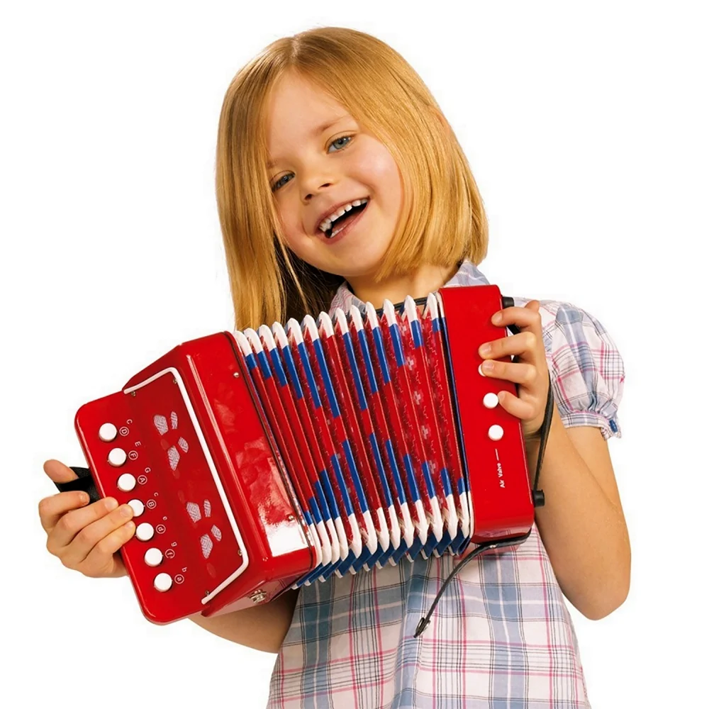 Музыкальный инструмент детская гармошка