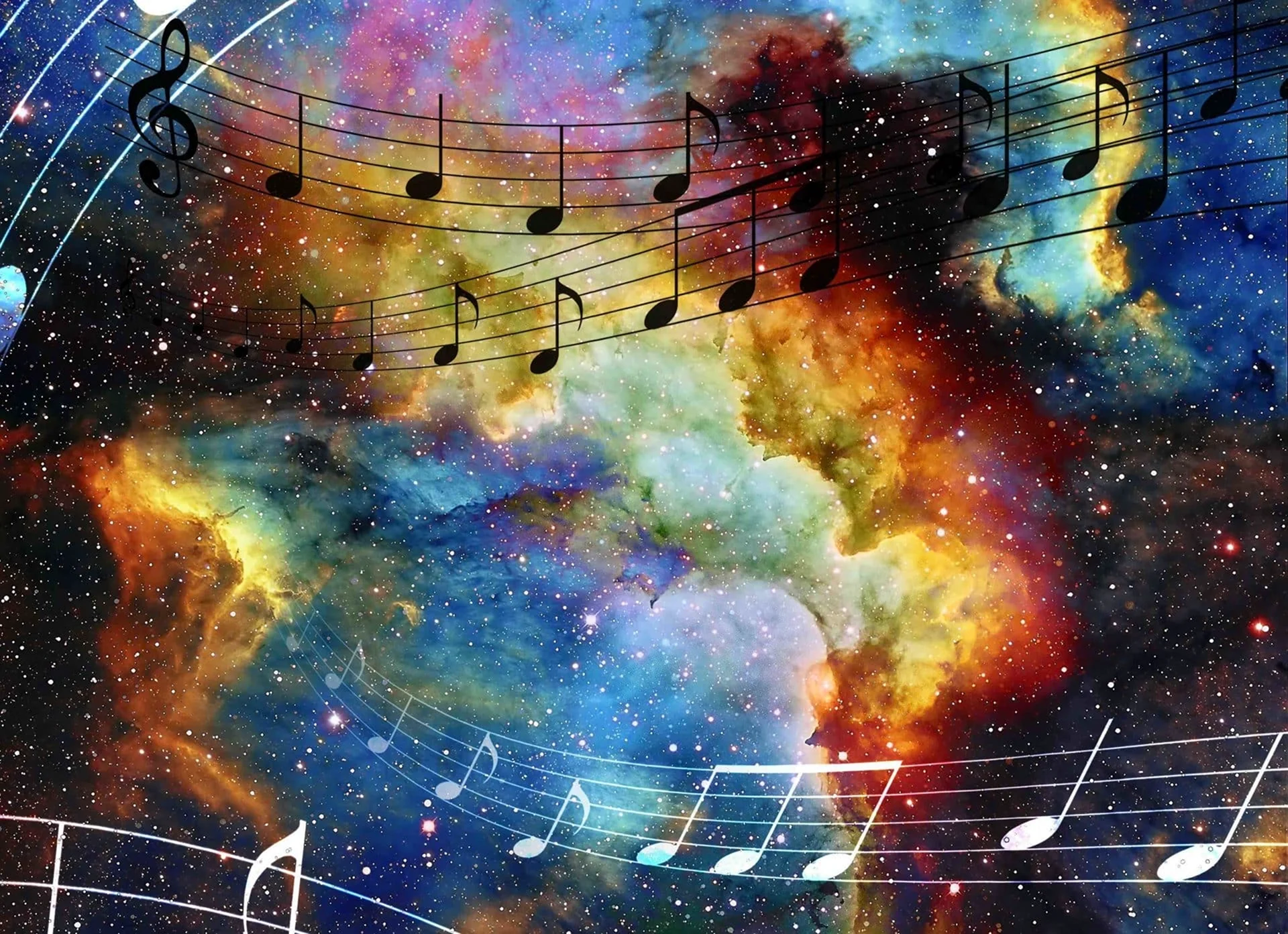 Композиция космос. Музыкальное пространство. Музыкальная Вселенная. Музыкальная Планета.
