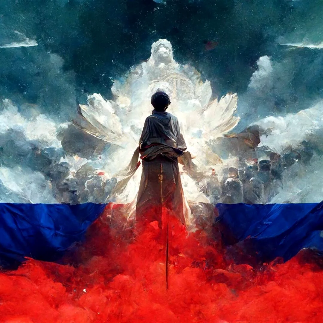 Мы русские с нами Бог нейросеть