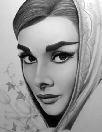 Нарисованные портрет Дина саева