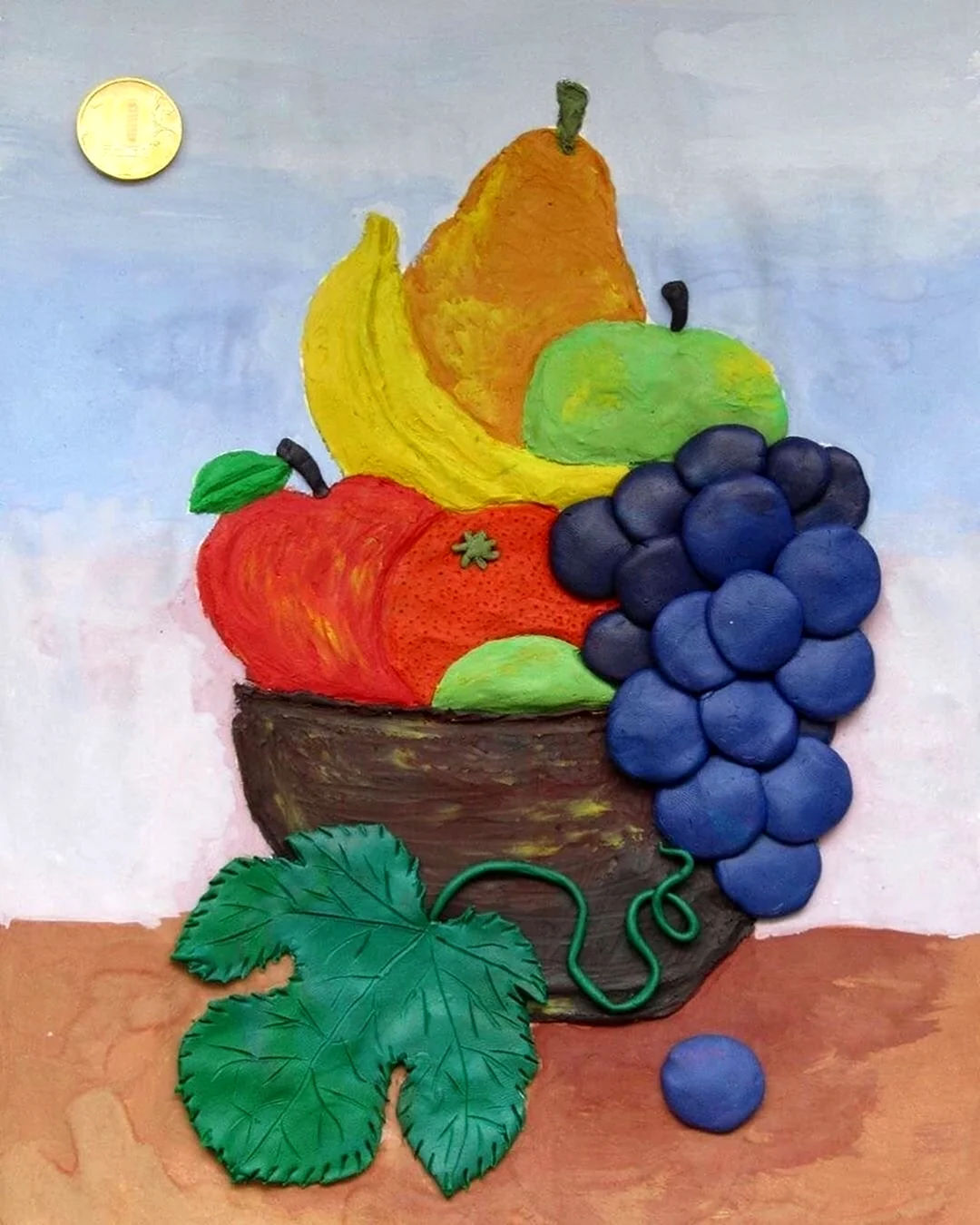 Натюрморт с фруктами для детей