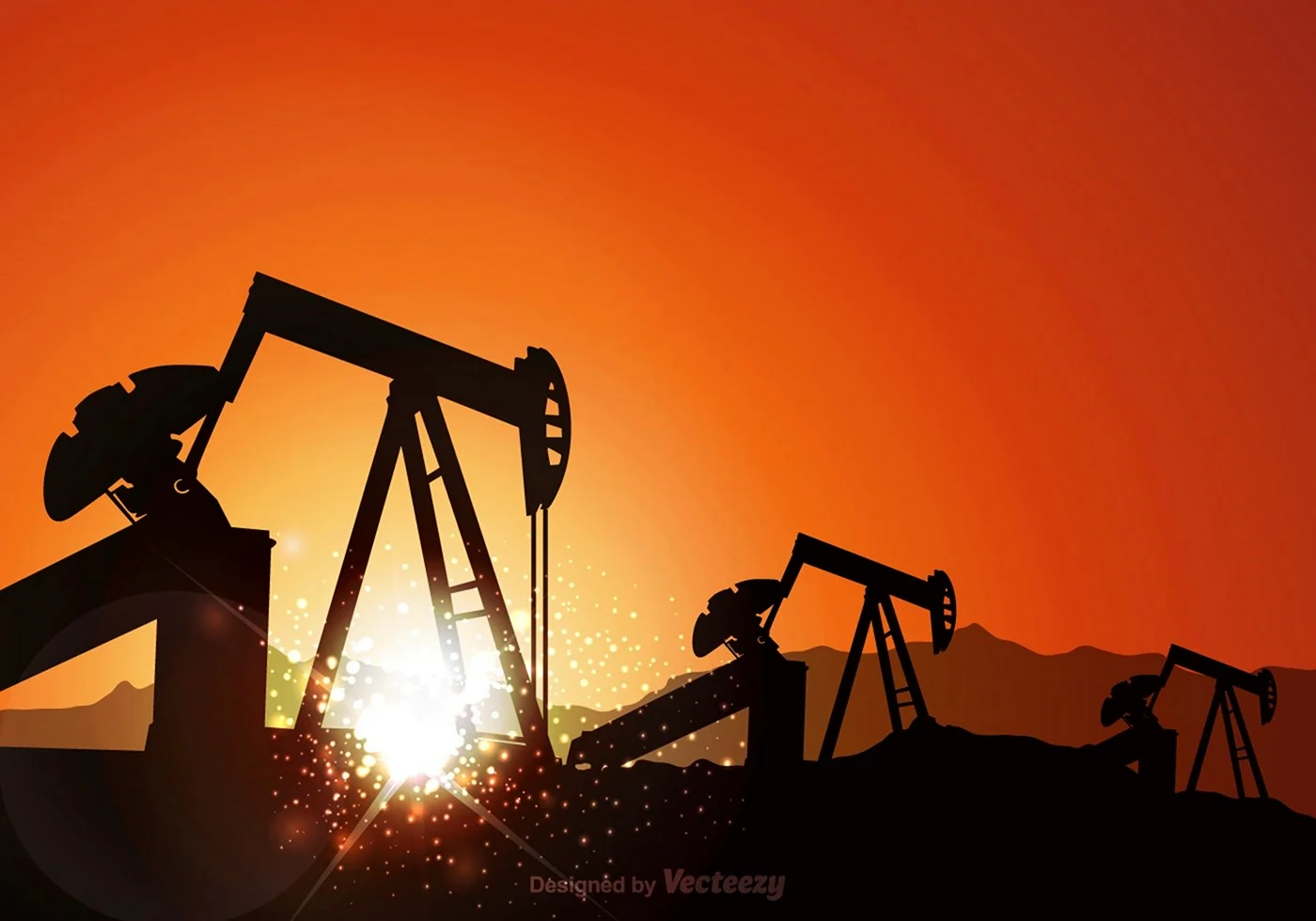 Нефтяная вышка Минимализм