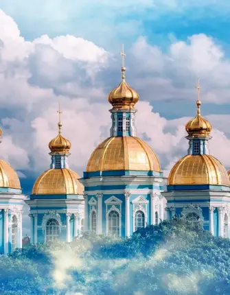 Никольский собор купола Петербург