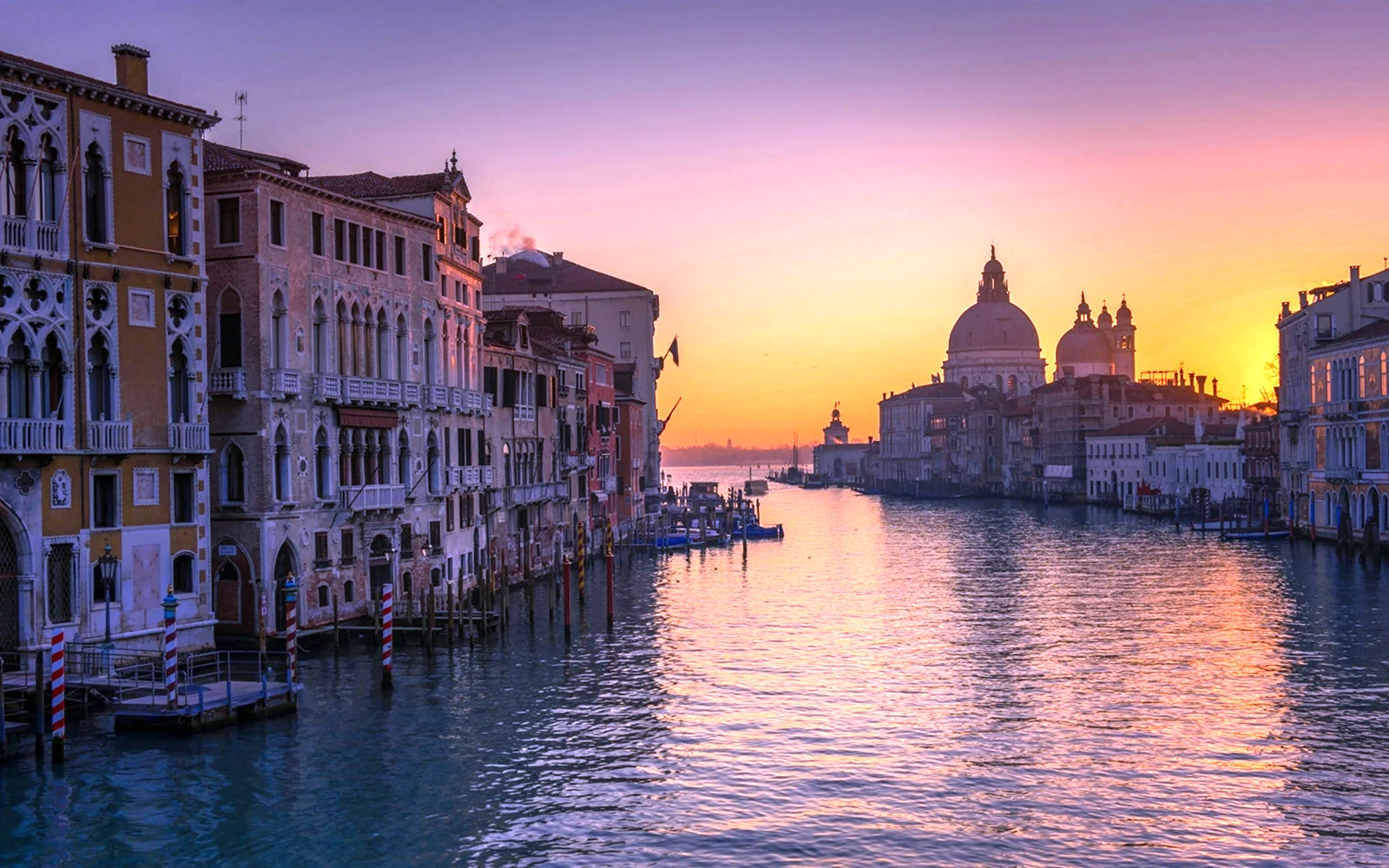 Ночная Венеция Италия