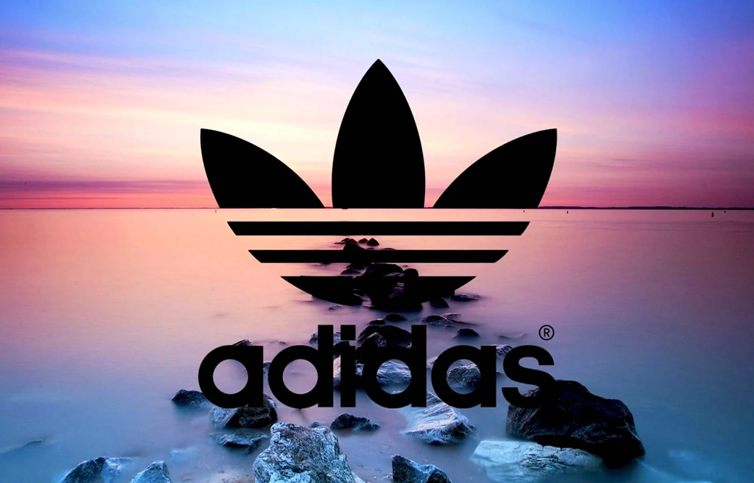 Adidas надпись