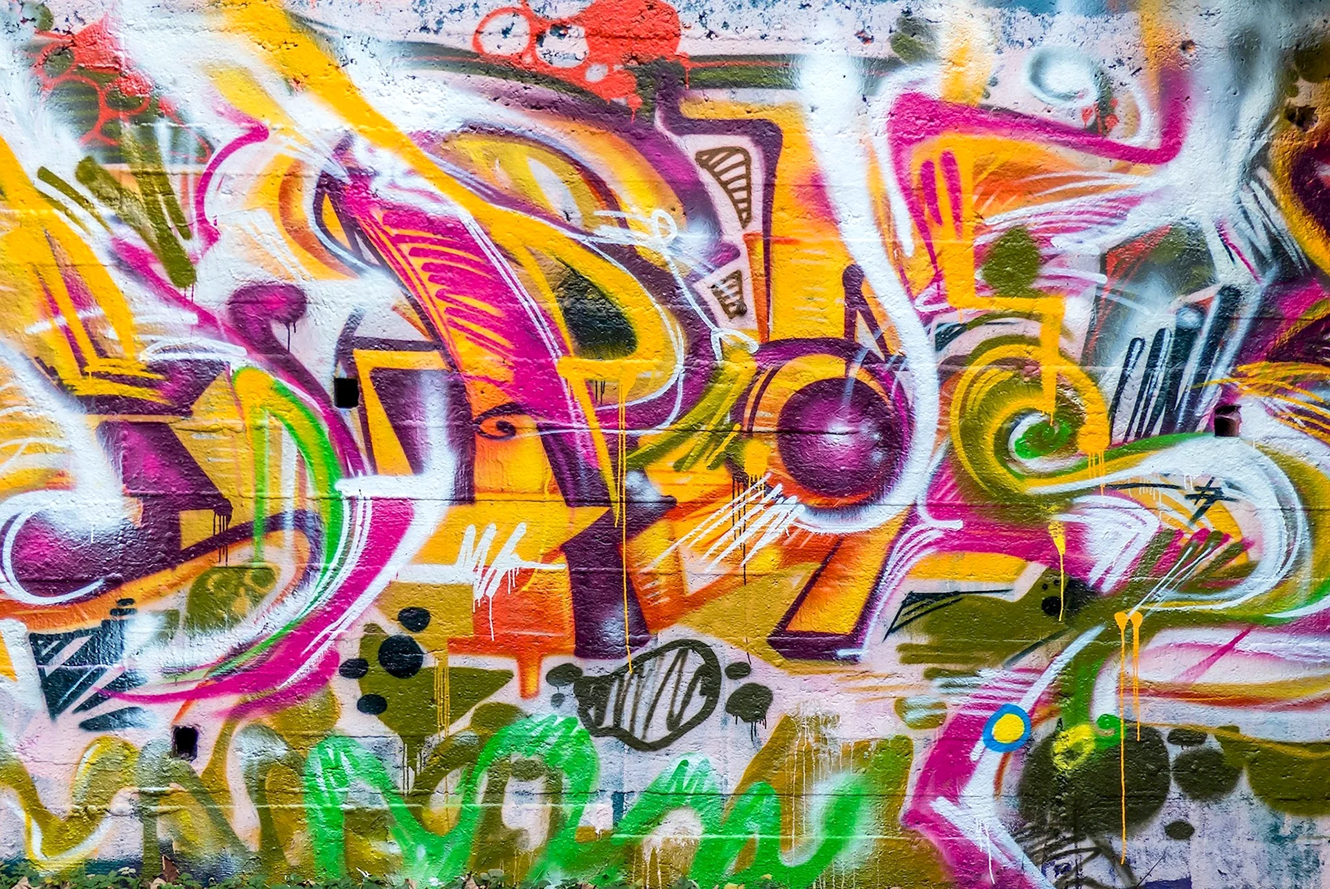 Обои граффити