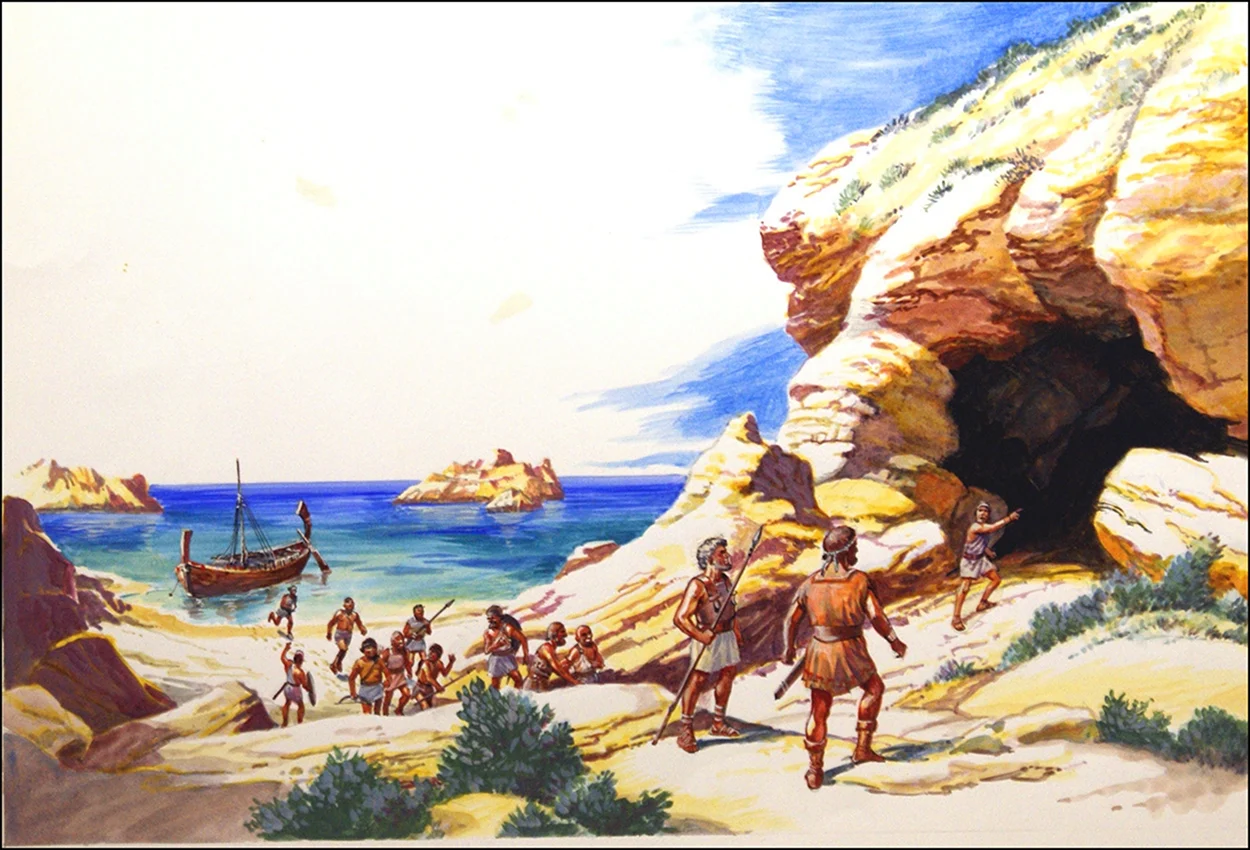 Одиссей на острове циклопов Полифем
