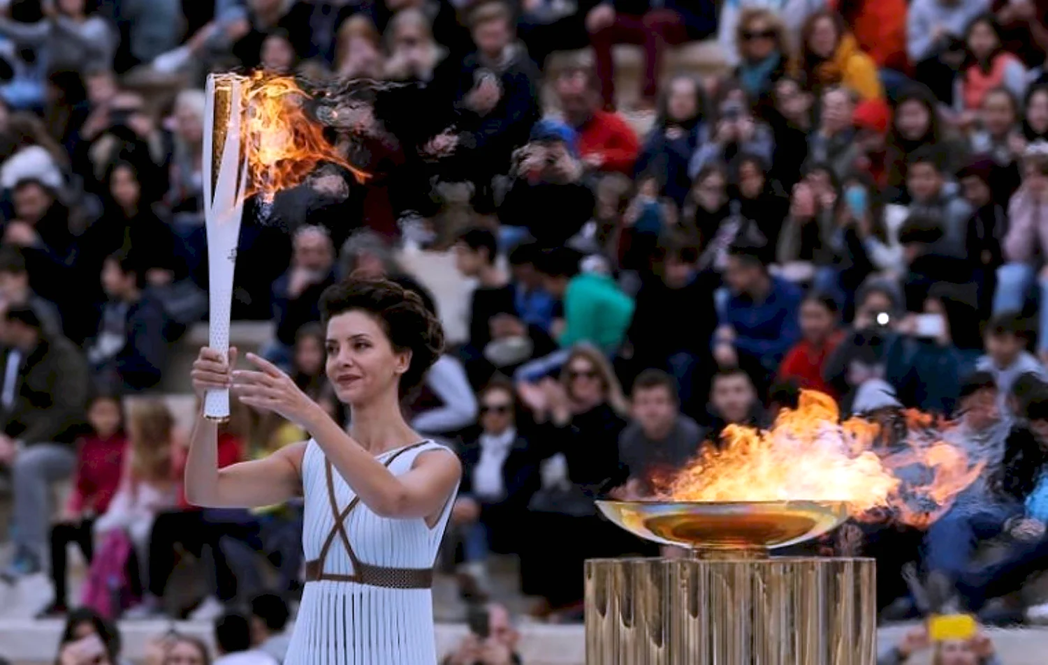 Олимпийский огонь Афины 2004
