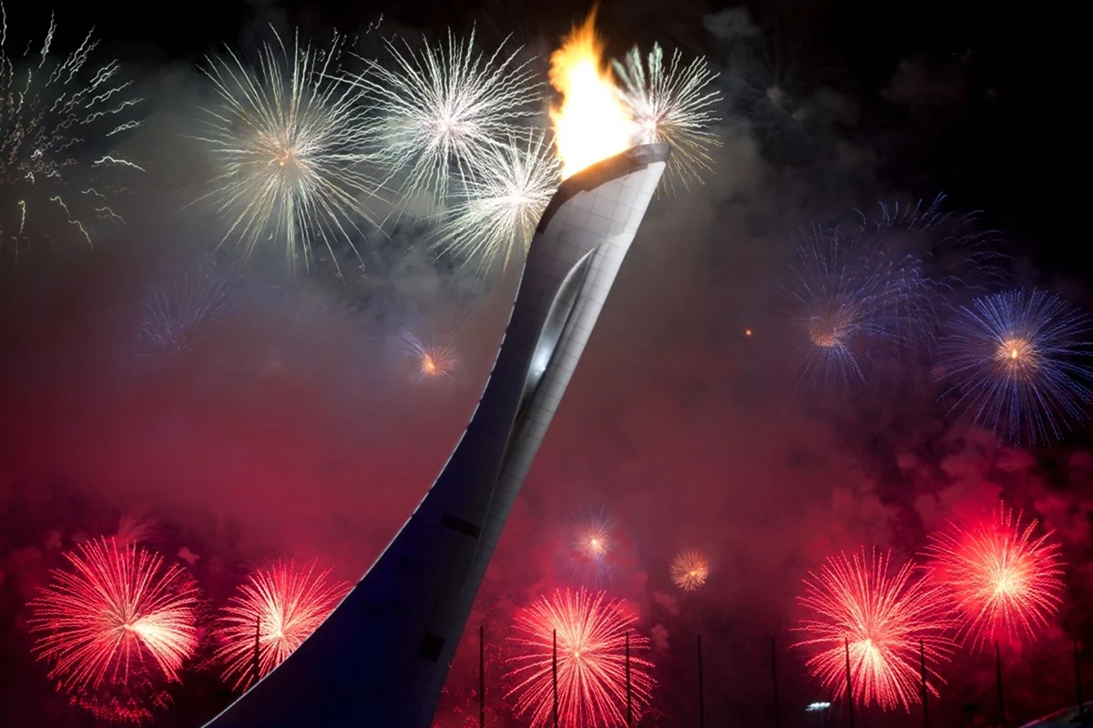 Олимпийский огонь Сочи 2014