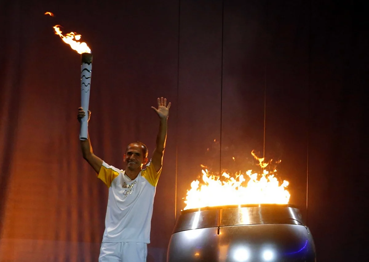 Олимпийский огонь в Рио-де-Жанейро 2016