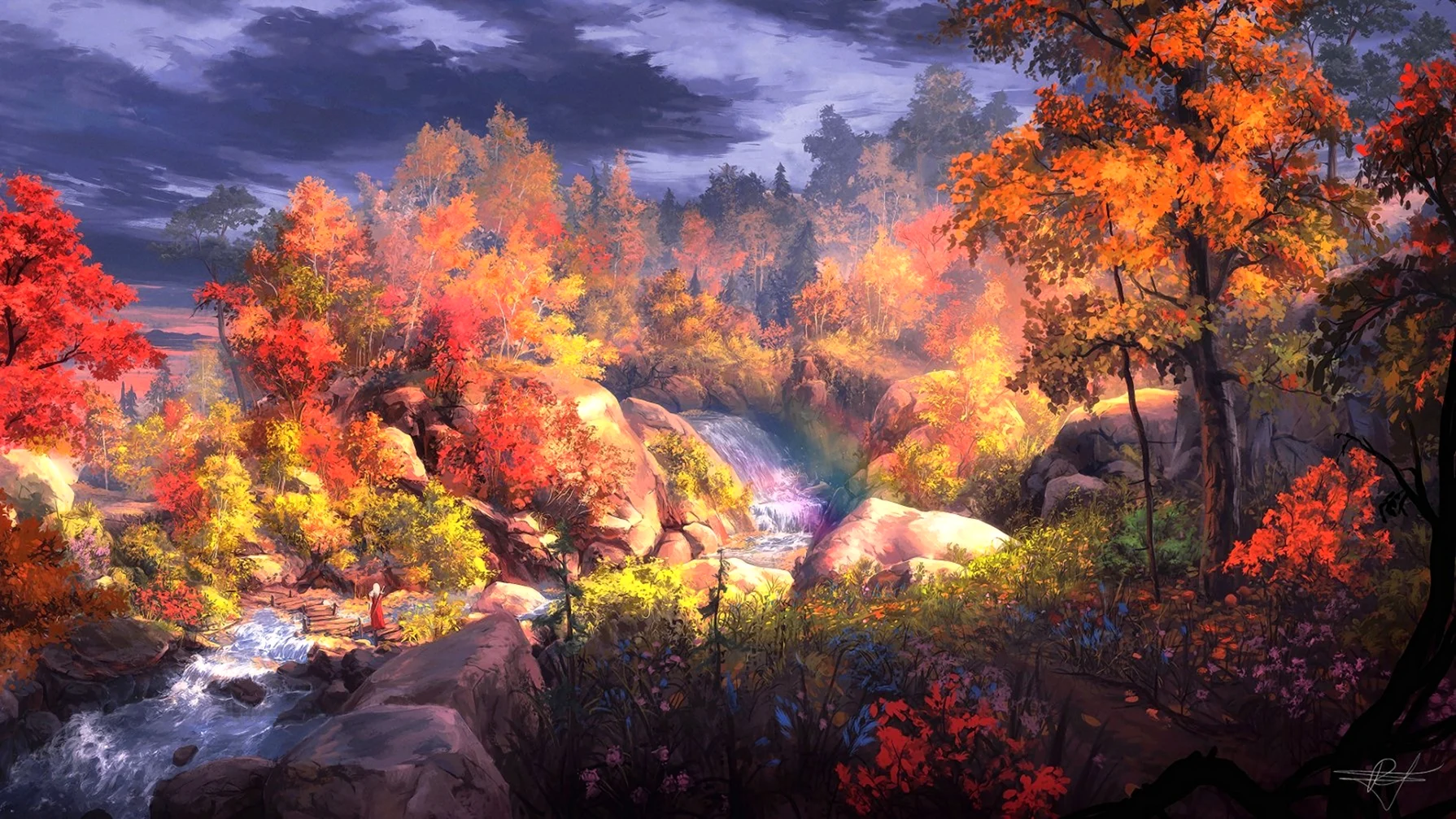 Осень живопись