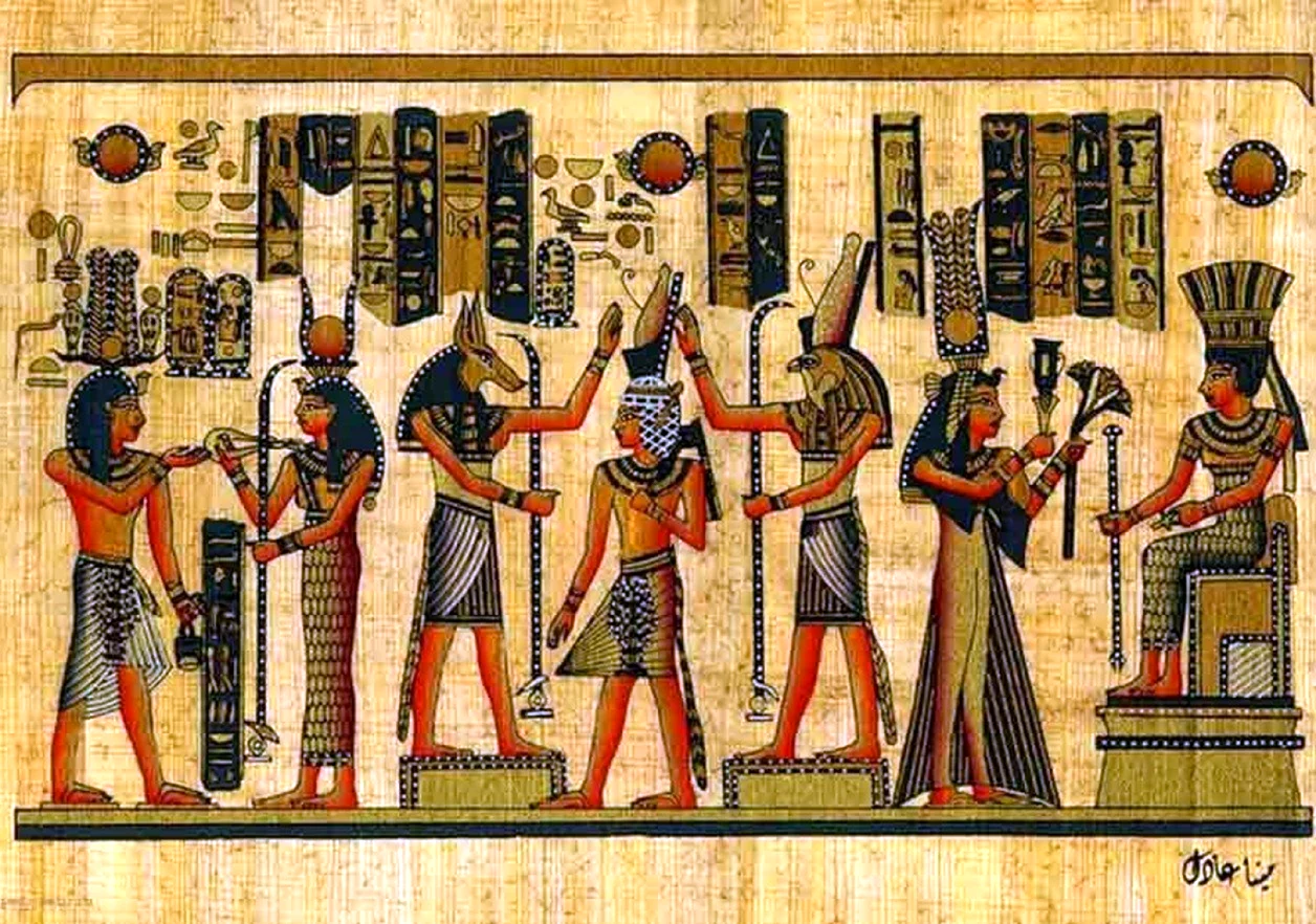 Папирус древнего Египта древнего Египта